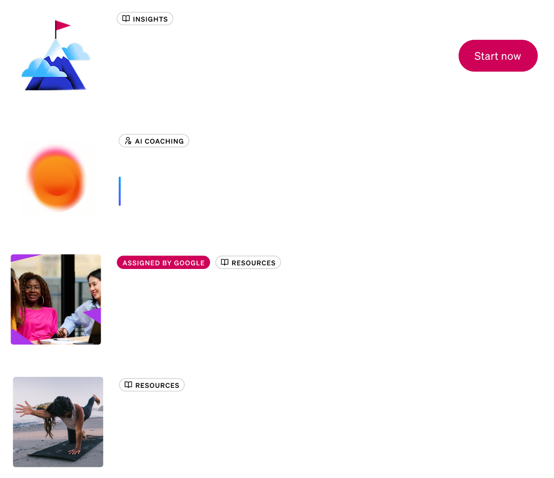 BetterUp Grow product imagery